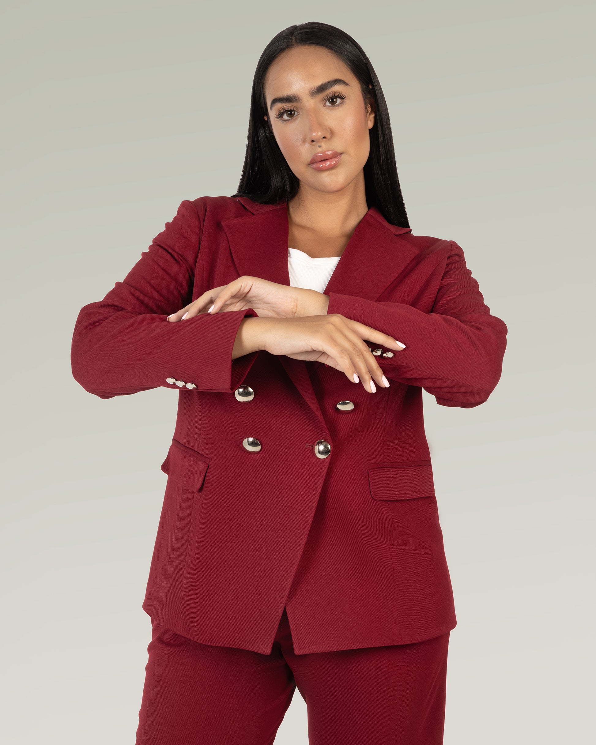 Burgundy Blazer