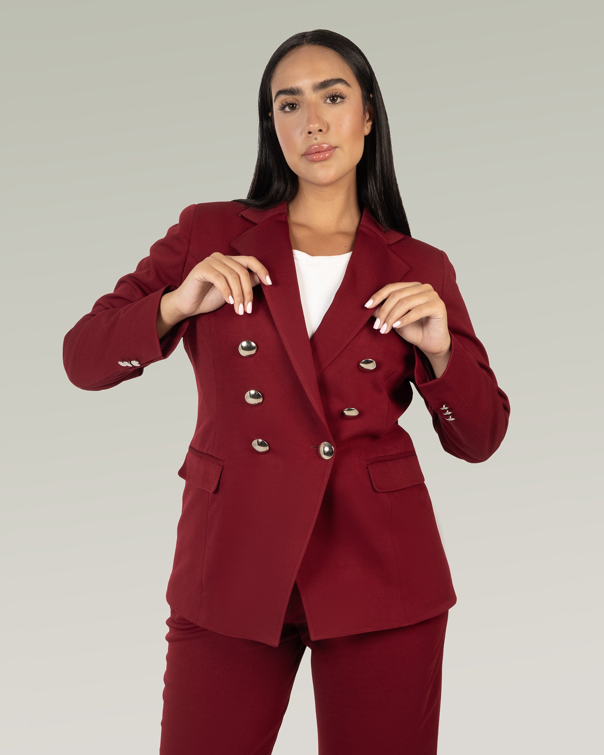 Burgundy Blazer